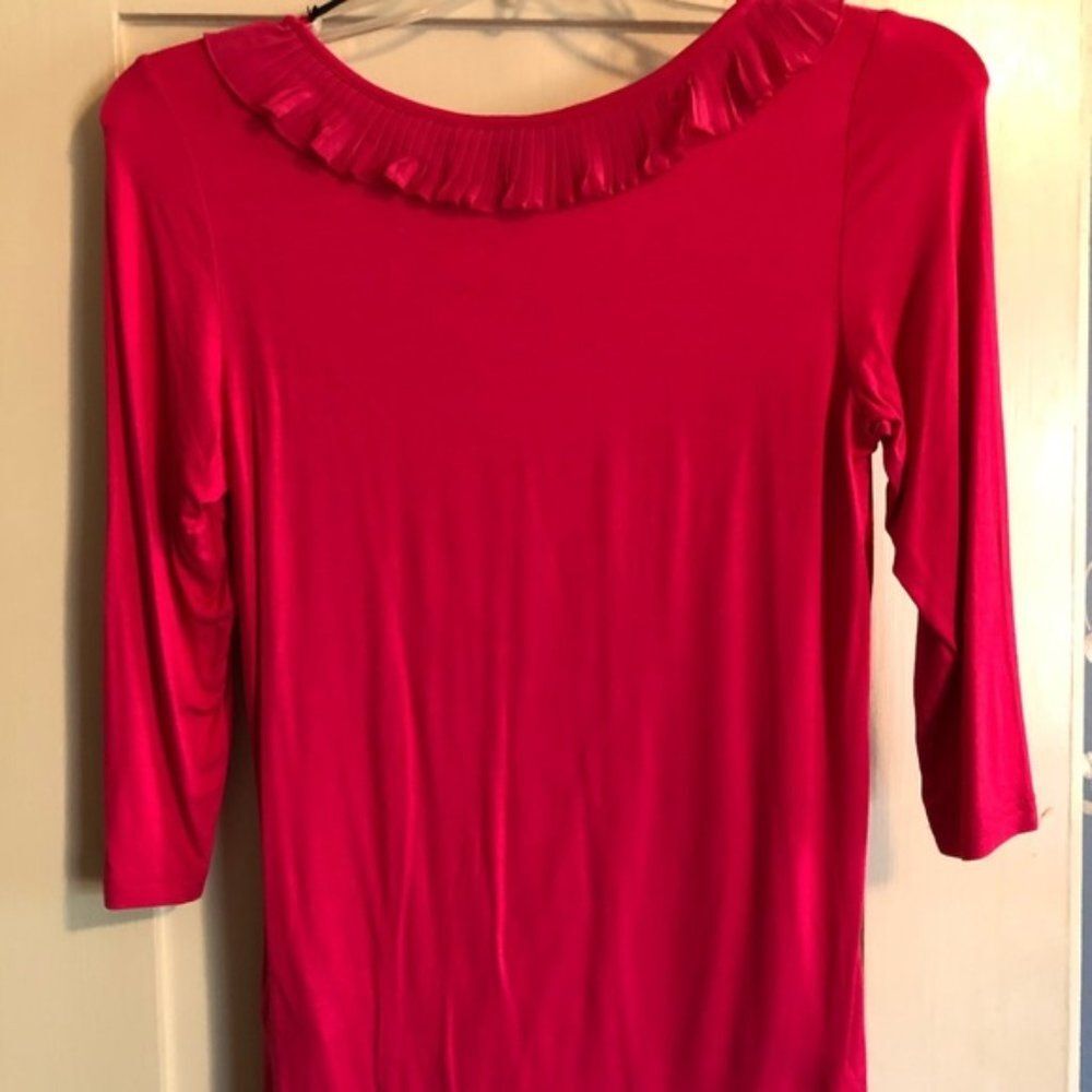 H&M Pink Ruffled Blouse - Size M - Picture 4 of 4